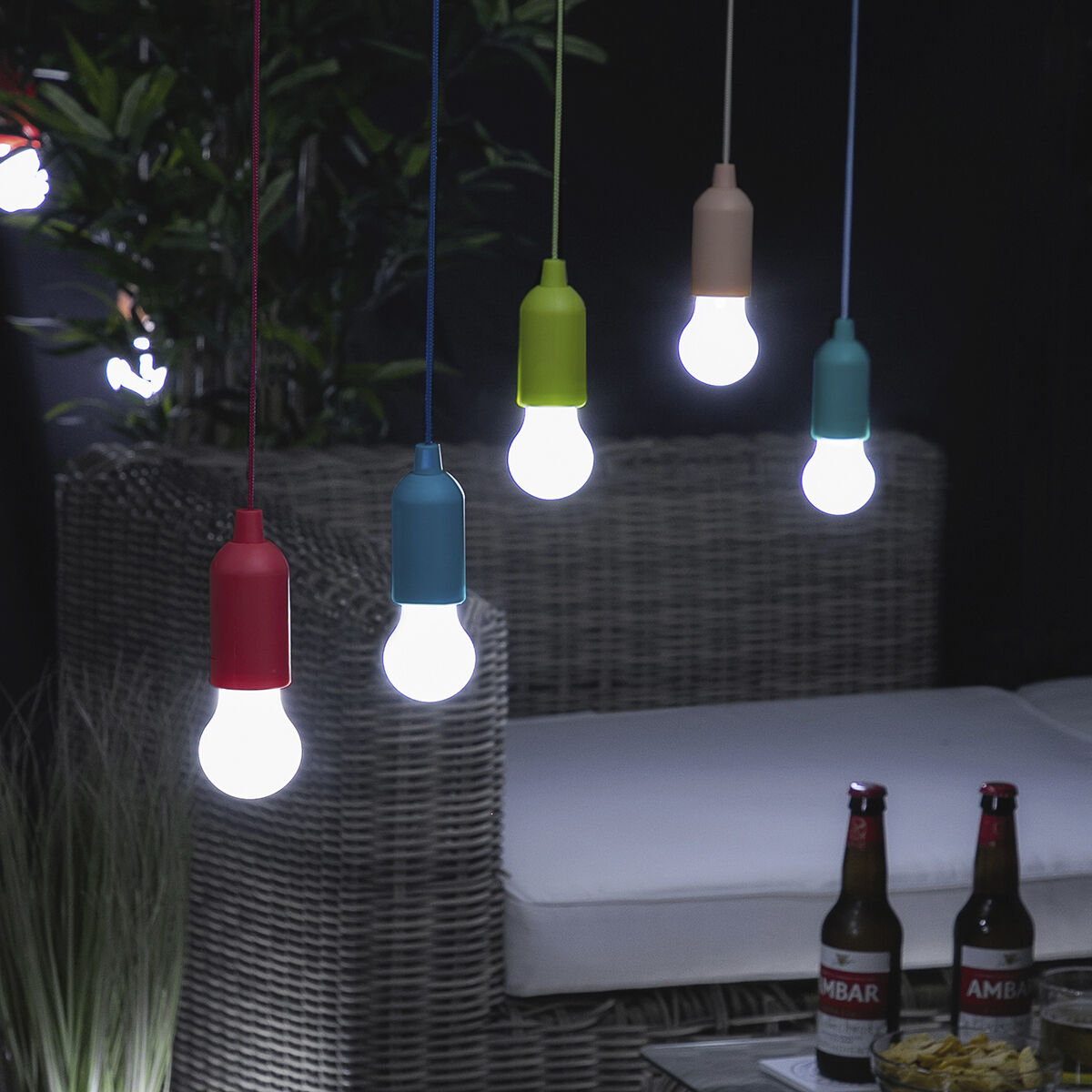 Φορητή Λάμπα LED με Κορδόνι Bulby InnovaGoods - Image 8