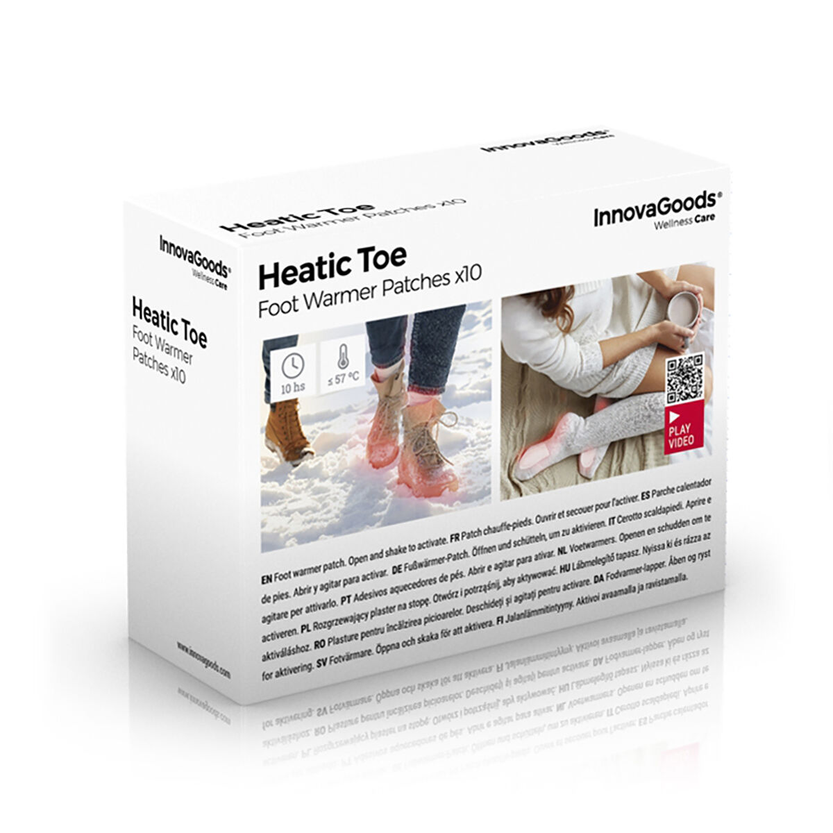 Μπαλώματα για την θέρμανση ποδιών Heatic Toe InnovaGoods x10 - Image 2