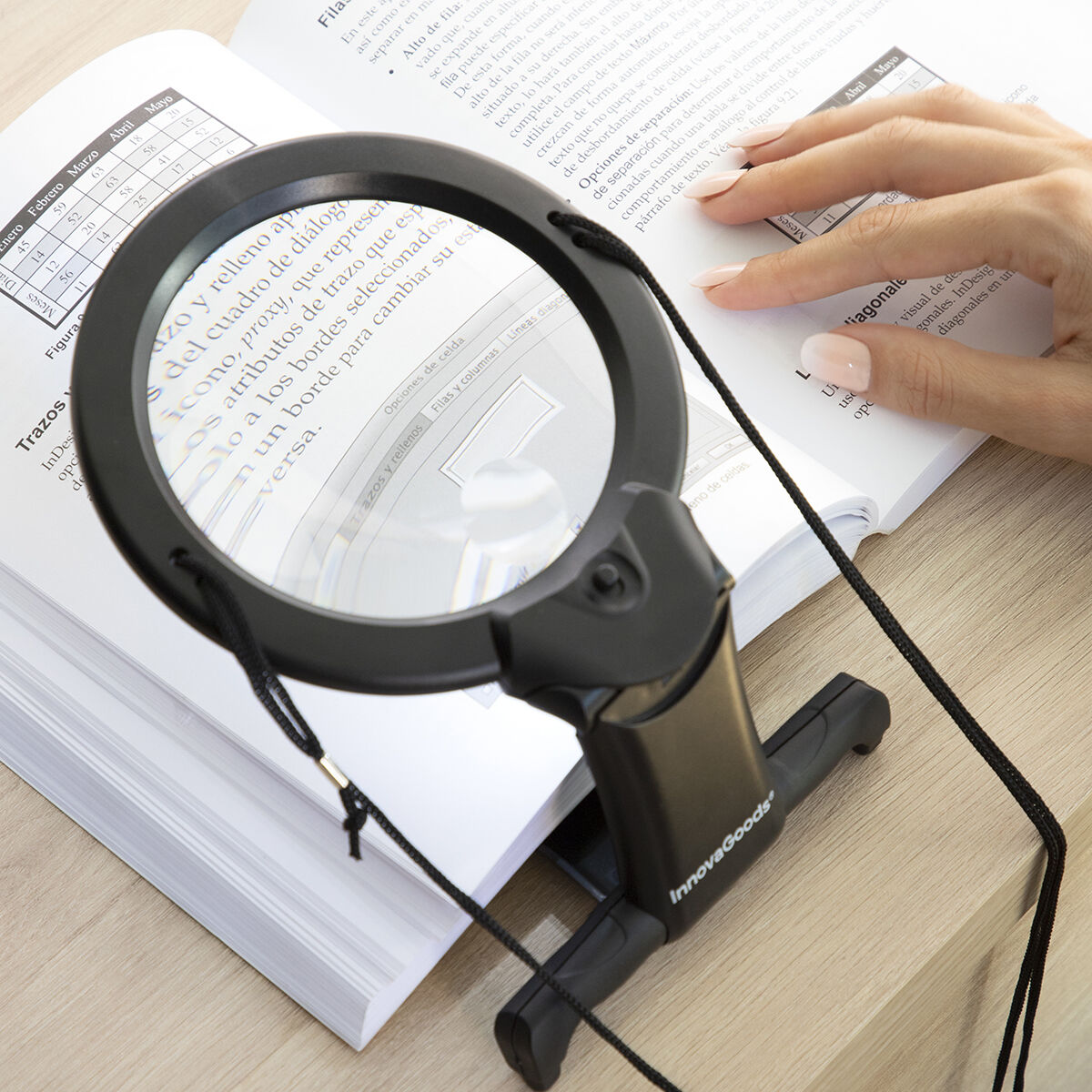 Μεγεθυντικός φακός hands-free με φως LED Zooled InnovaGoods - Image 7