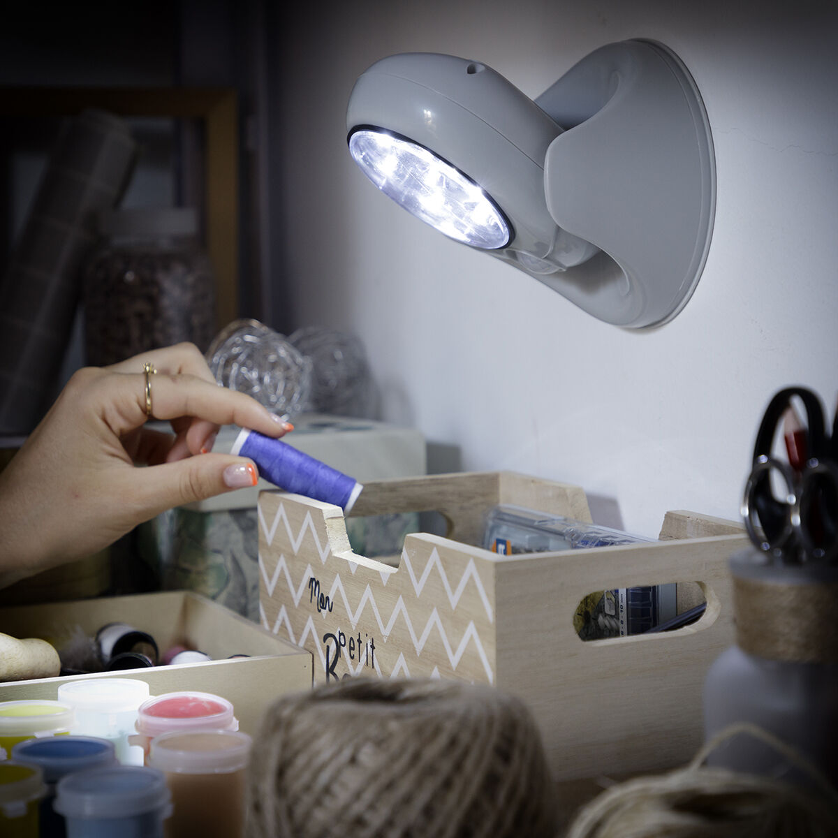 Λάμπα LED με Αισθητήρα Κίνησης Lumact 360º InnovaGoods - Image 8