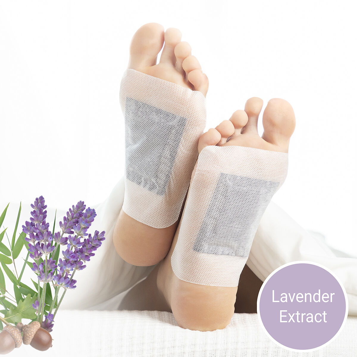 Έμπλαστρα Αποτοξίνωσης για τα Πόδια Lavender InnovaGoods x10 - Image 2