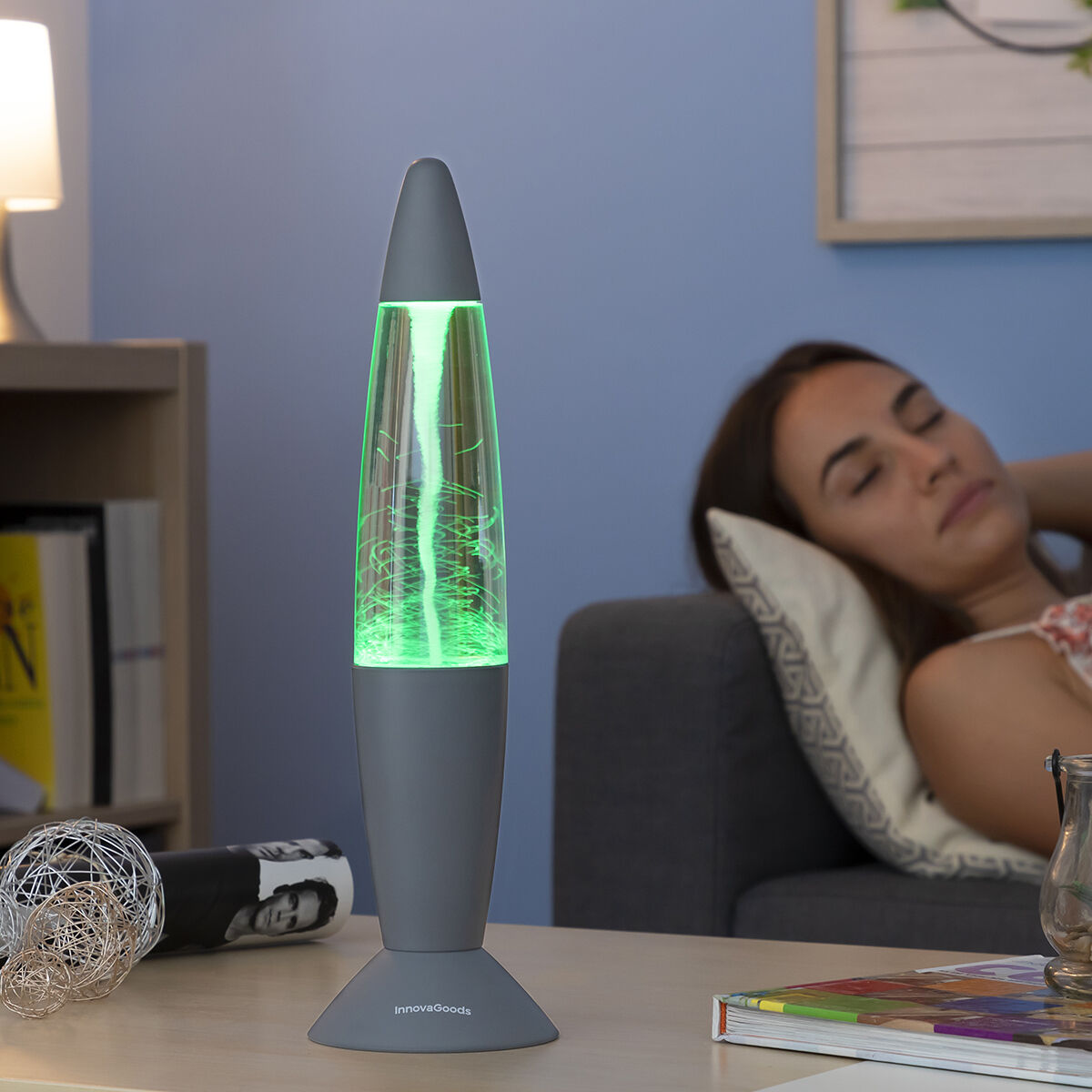 Φωτιστικό Λάβας LED Ανεμοστρόβιλος Twamp InnovaGoods - Image 1