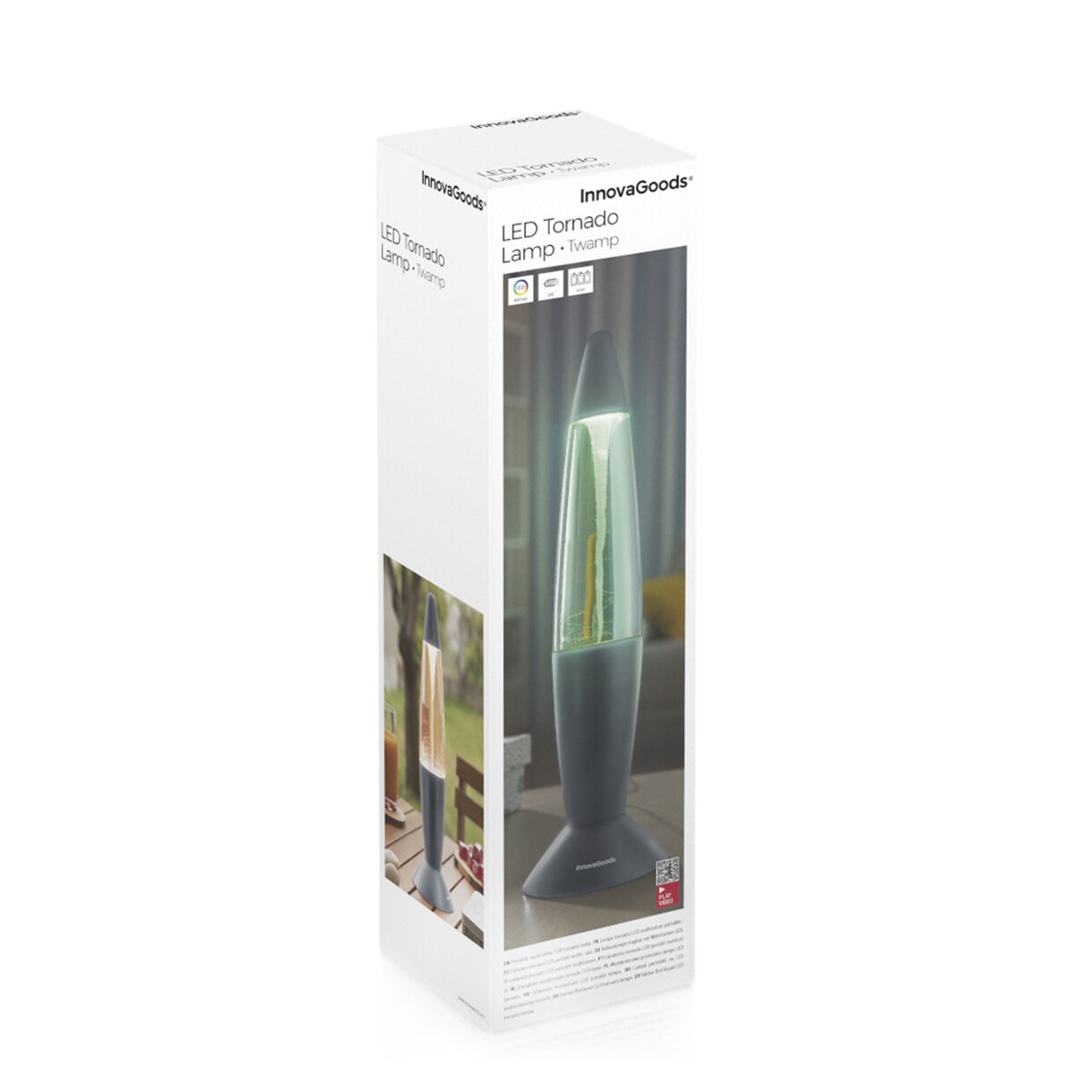 Φωτιστικό Λάβας LED Ανεμοστρόβιλος Twamp InnovaGoods - Image 2
