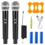 Andowl Ασύρματο Μικρόφωνο Q-MIC002 Set Χειρός Φωνής – Wireless Microphone - Image 2